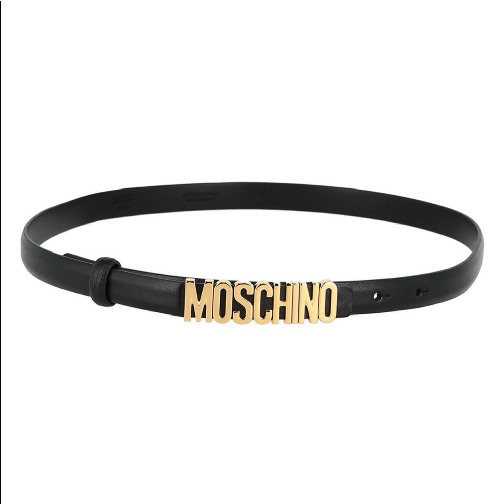 - Moschino slim belt